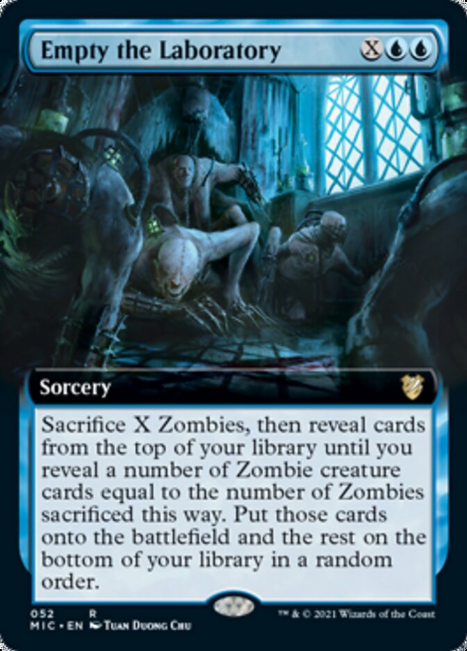 Empty the Laboratory (Extended) [Innistrad: Midnight Hunt Commander] | D20 Games