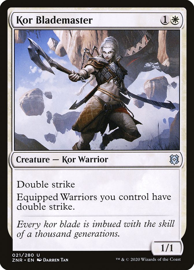 Kor Blademaster [Zendikar Rising] | D20 Games