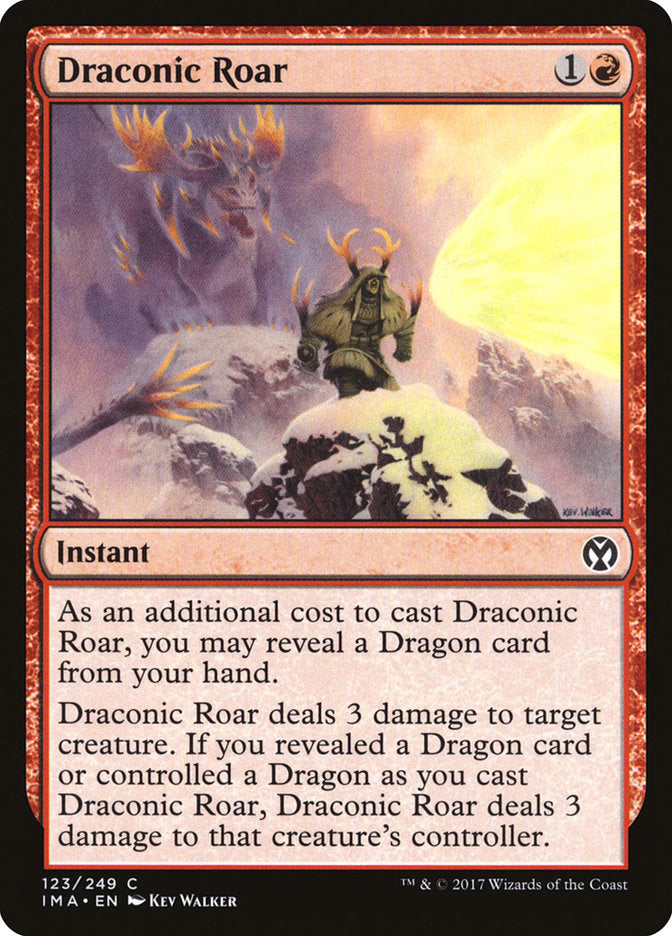 Draconic Roar [Iconic Masters] | D20 Games