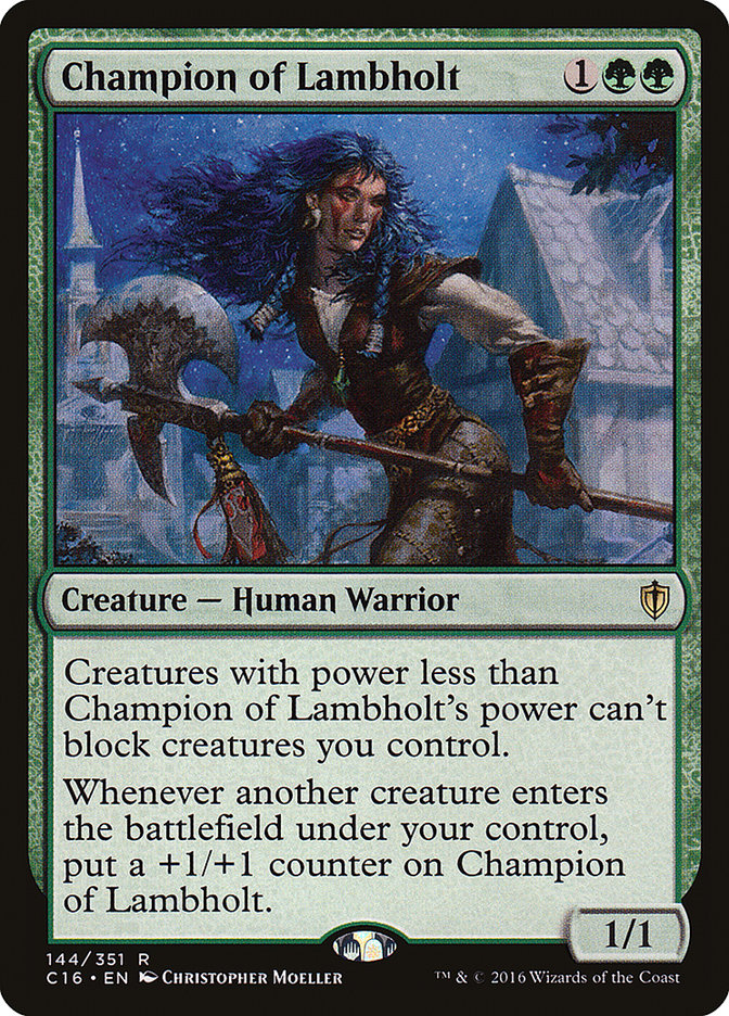 Champion of Lambholt [Commander 2016] | D20 Games