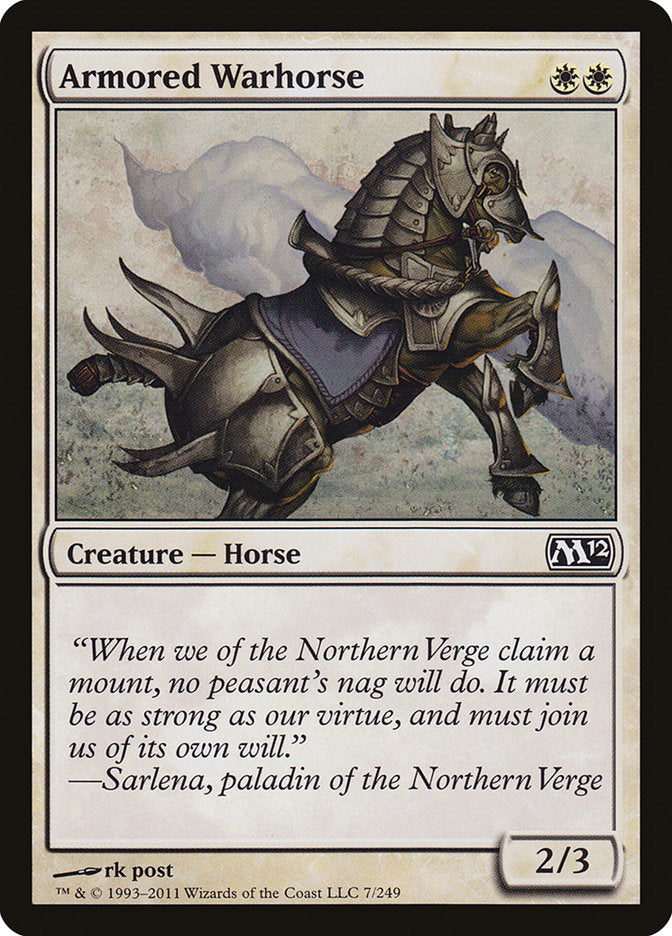 Armored Warhorse [Magic 2012] | D20 Games