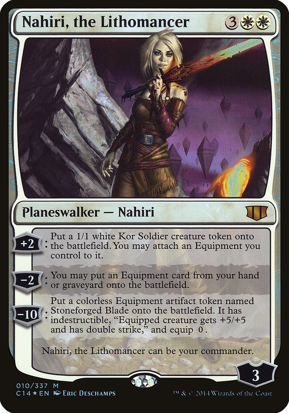 Nahiri, the Lithomancer (Oversized) [Commander 2014 Oversized] | D20 Games