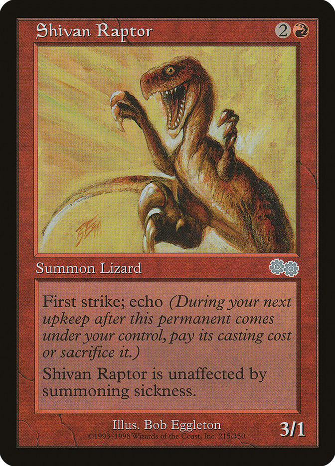 Shivan Raptor [Urza's Saga] | D20 Games