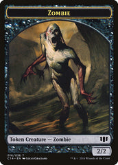 Demon (012/036) // Zombie (016/036) Double-sided Token [Commander 2014 Tokens] | D20 Games
