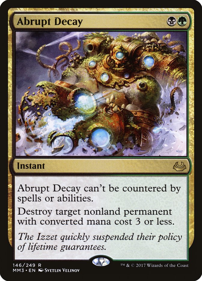 Abrupt Decay [Modern Masters 2017] | D20 Games