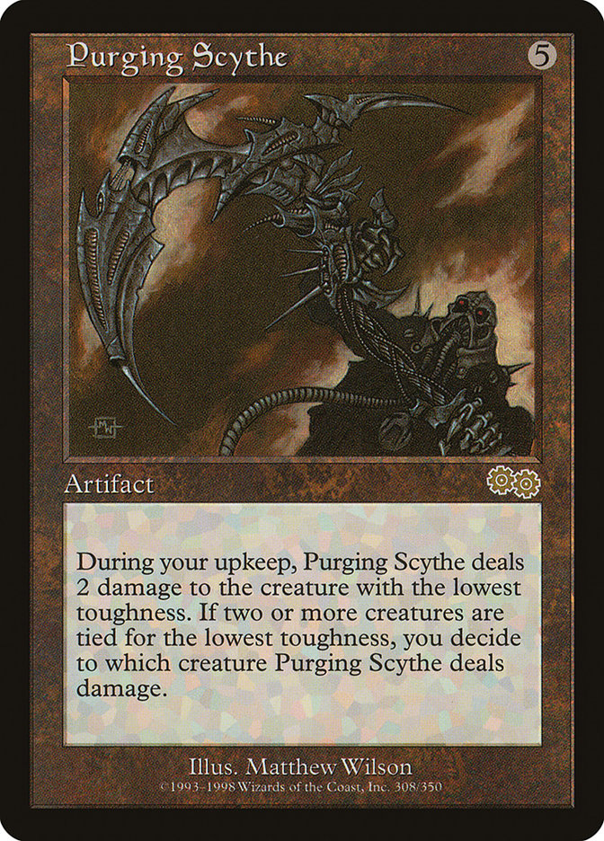 Purging Scythe [Urza's Saga] | D20 Games