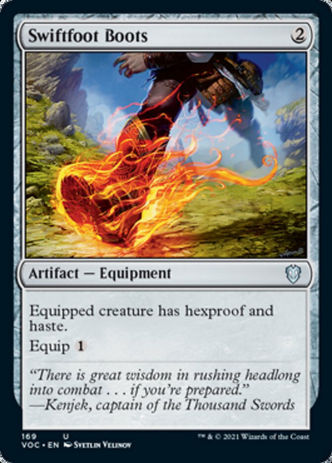 Swiftfoot Boots [Innistrad: Crimson Vow Commander] | D20 Games