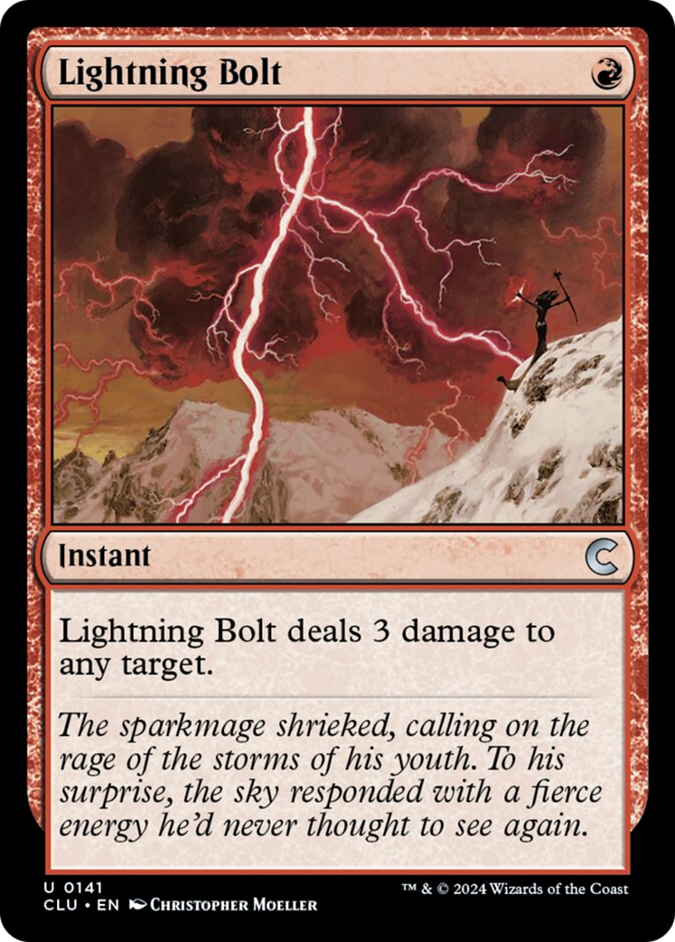 Lightning Bolt [Ravnica: Clue Edition] | D20 Games