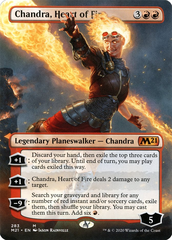 Chandra, Heart of Fire (Borderless) [Core Set 2021] | D20 Games