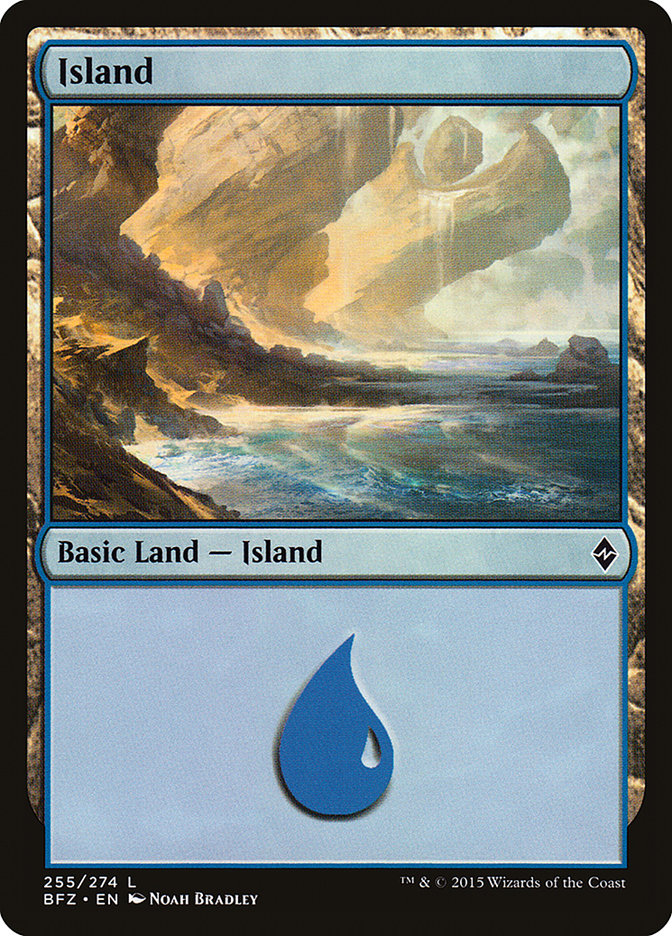 Island (255a) [Battle for Zendikar] | D20 Games