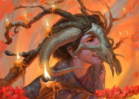 Hedgewitch's Mask Art Card [Innistrad: Midnight Hunt Art Series] | D20 Games