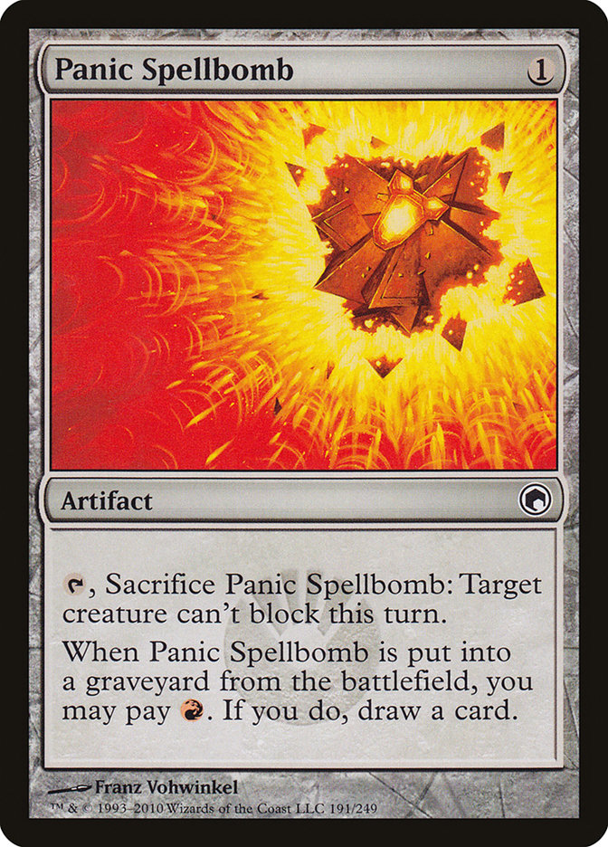 Panic Spellbomb [Scars of Mirrodin] | D20 Games