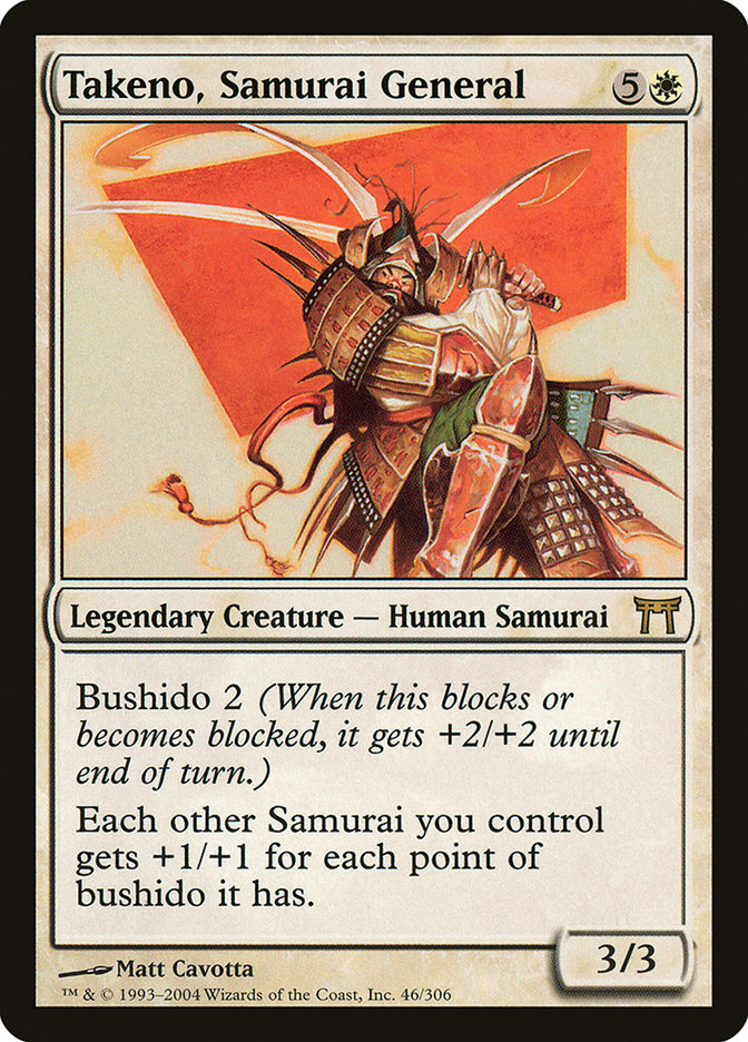 Takeno, Samurai General [Champions of Kamigawa] | D20 Games