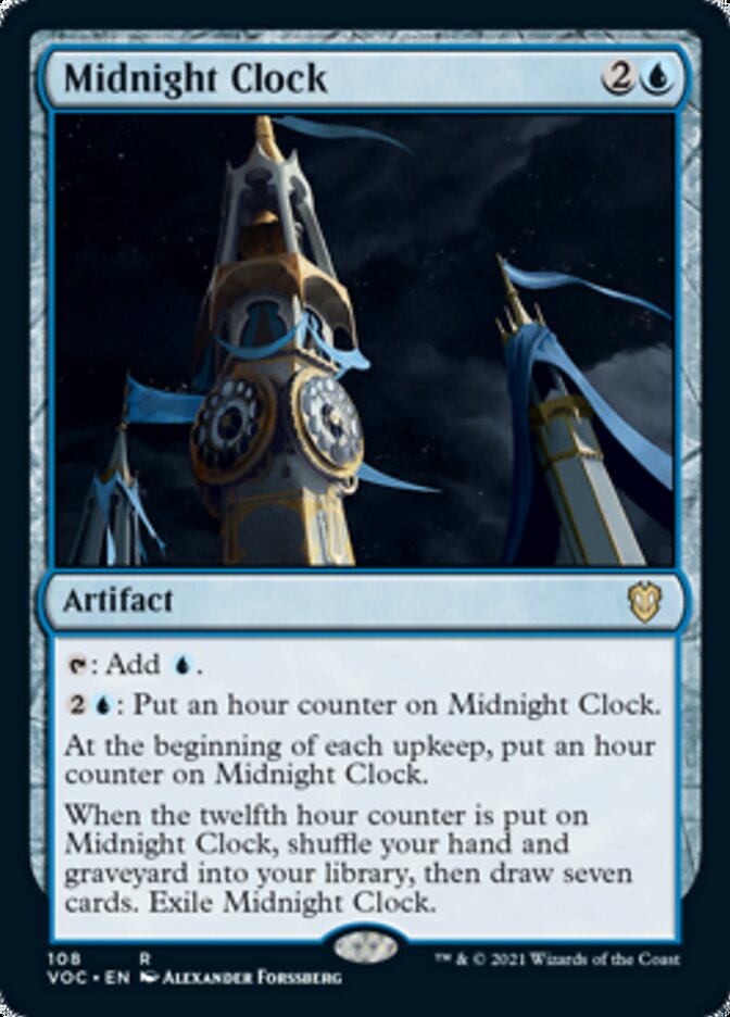 Midnight Clock [Innistrad: Crimson Vow Commander] | D20 Games