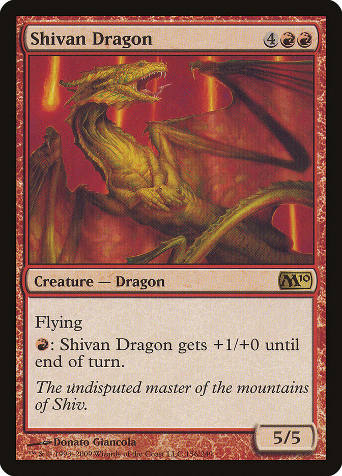 Shivan Dragon [Magic 2010] | D20 Games