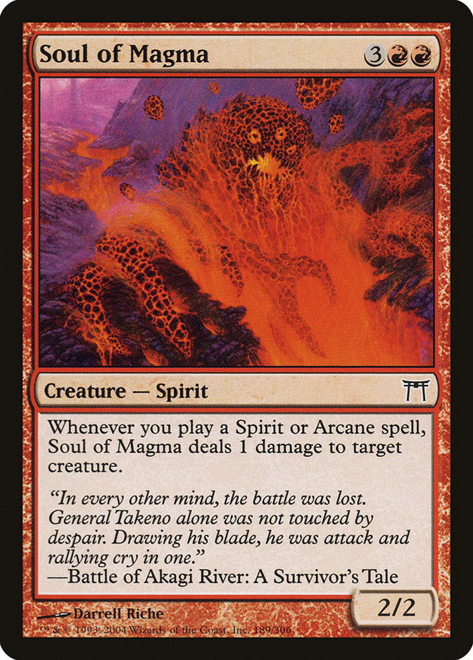 Soul of Magma [Champions of Kamigawa] | D20 Games