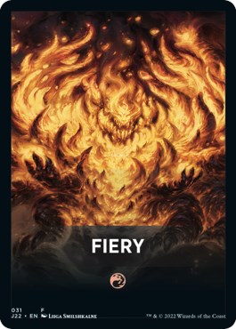 Fiery Theme Card [Jumpstart 2022 Front Cards] | D20 Games