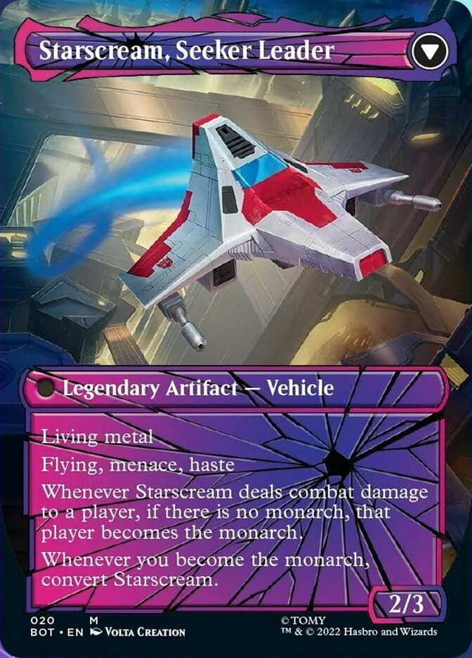 Starscream, Power Hungry // Starscream, Seeker Leader (Shattered Glass) [Universes Beyond: Transformers] | D20 Games