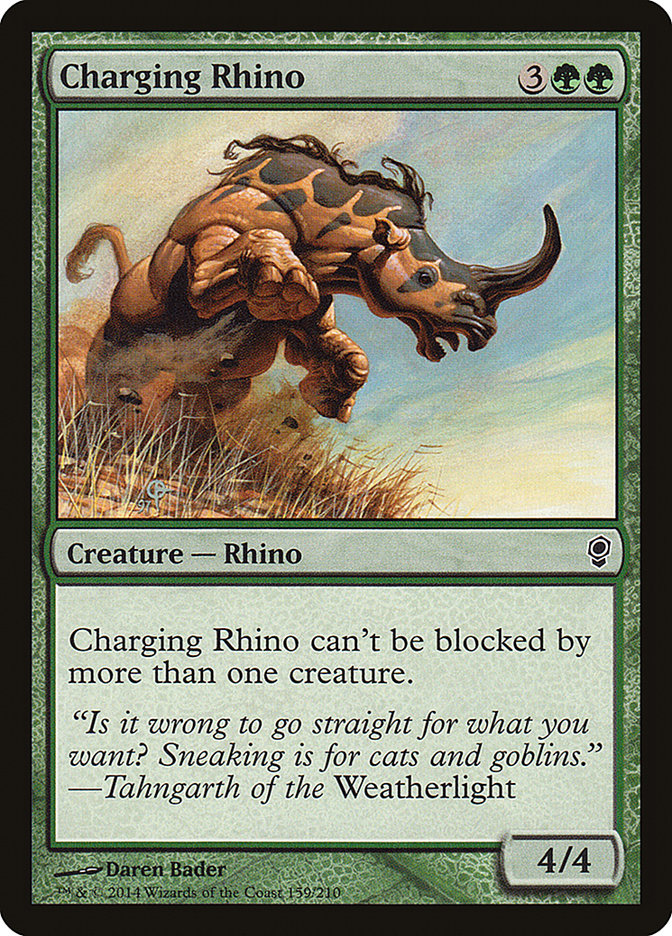 Charging Rhino [Conspiracy] | D20 Games