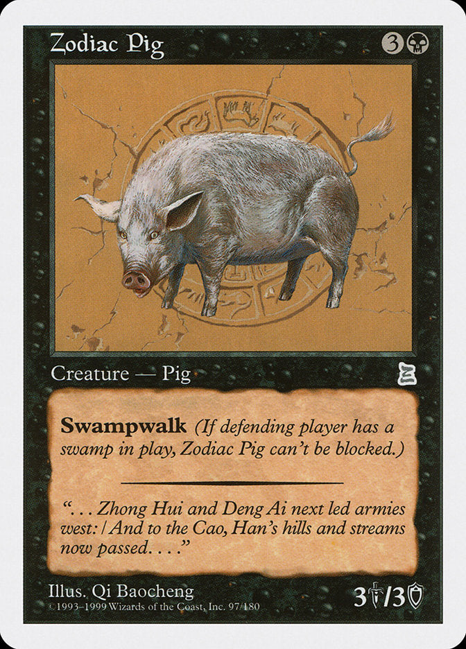 Zodiac Pig [Portal Three Kingdoms] | D20 Games