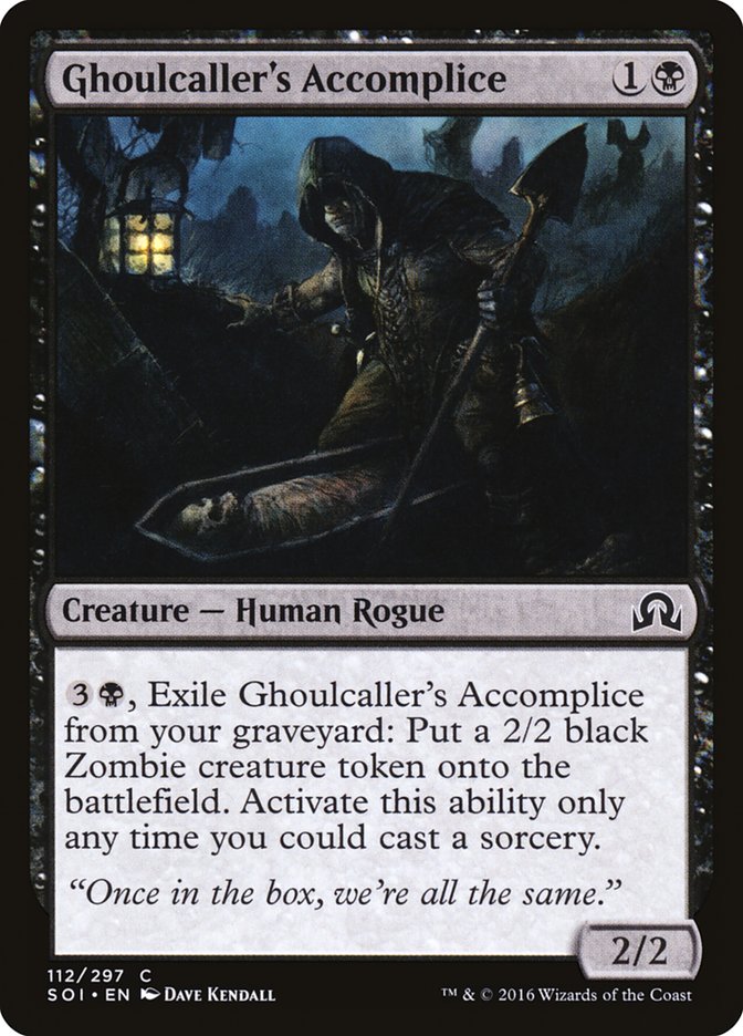 Ghoulcaller's Accomplice [Shadows over Innistrad] | D20 Games