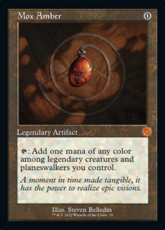 Mox Amber (Retro) [The Brothers' War Retro Artifacts] | D20 Games