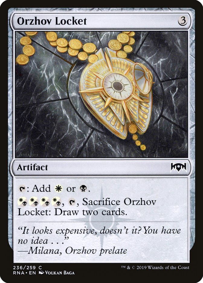 Orzhov Locket [Ravnica Allegiance] | D20 Games