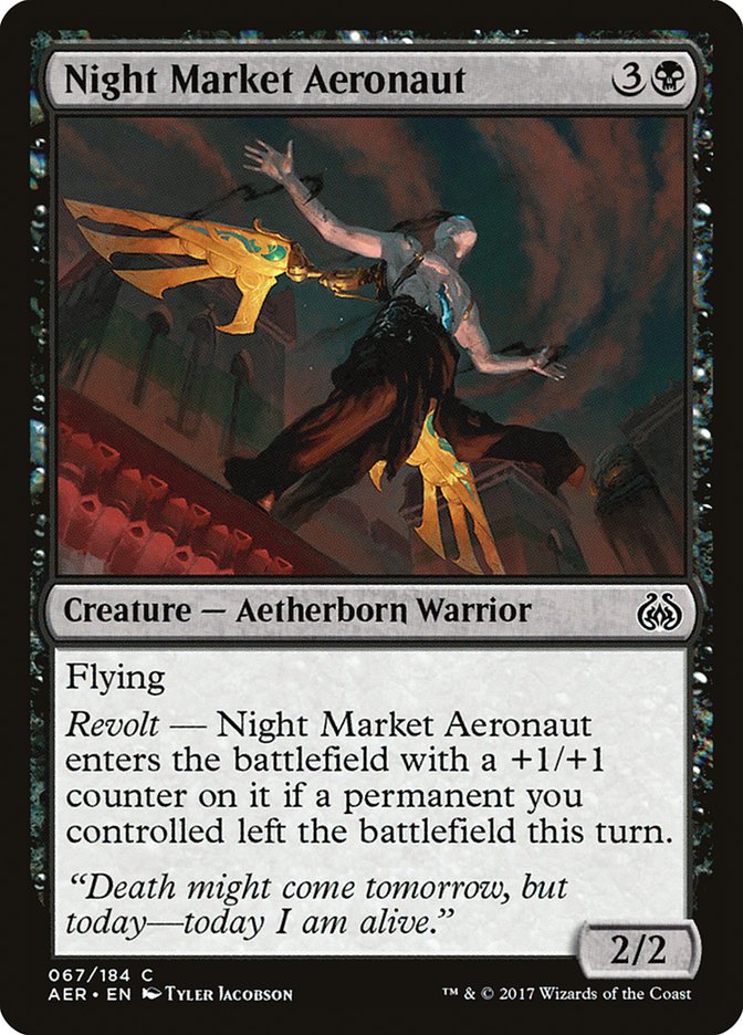 Night Market Aeronaut [Aether Revolt] | D20 Games