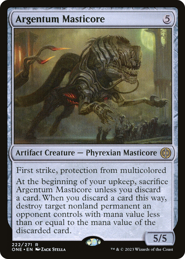 Argentum Masticore [Phyrexia: All Will Be One] | D20 Games