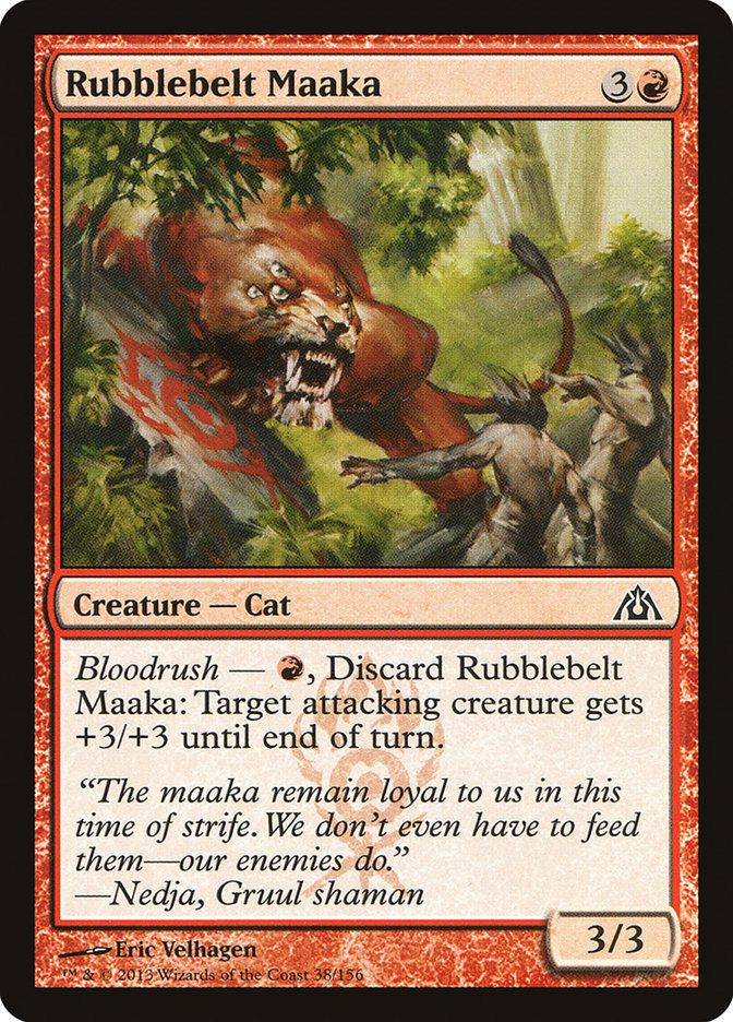 Rubblebelt Maaka [Dragon's Maze] | D20 Games