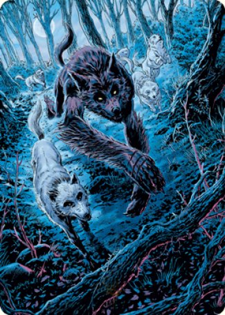 Untamed Pup Art Card [Innistrad: Midnight Hunt Art Series] | D20 Games