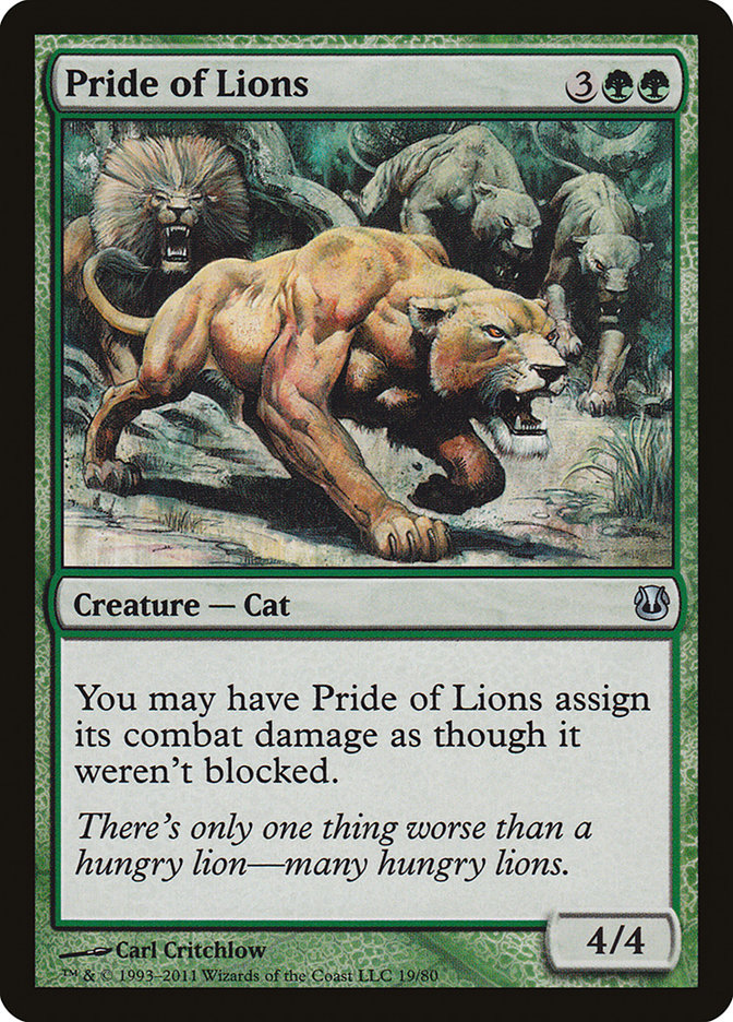 Pride of Lions [Duel Decks: Ajani vs. Nicol Bolas] | D20 Games