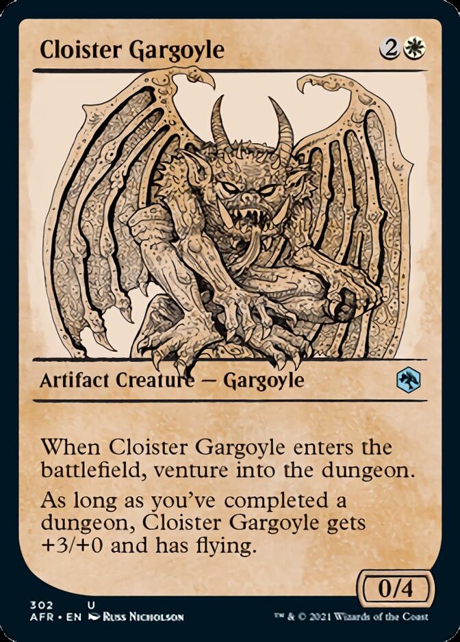 Cloister Gargoyle  (Showcase) [Dungeons & Dragons: Adventures in the Forgotten Realms] | D20 Games