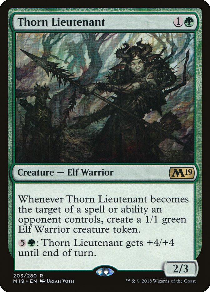 Thorn Lieutenant [Core Set 2019] | D20 Games