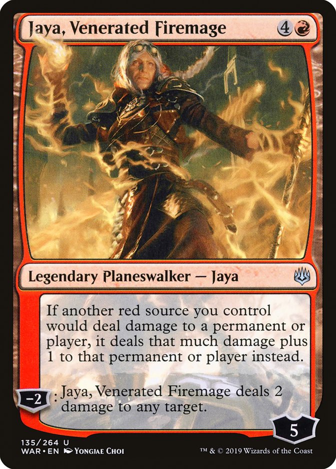 Jaya, Venerated Firemage [War of the Spark] | D20 Games