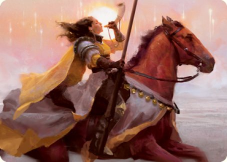 Sunrise Cavalier Art Card [Innistrad: Midnight Hunt Art Series] | D20 Games