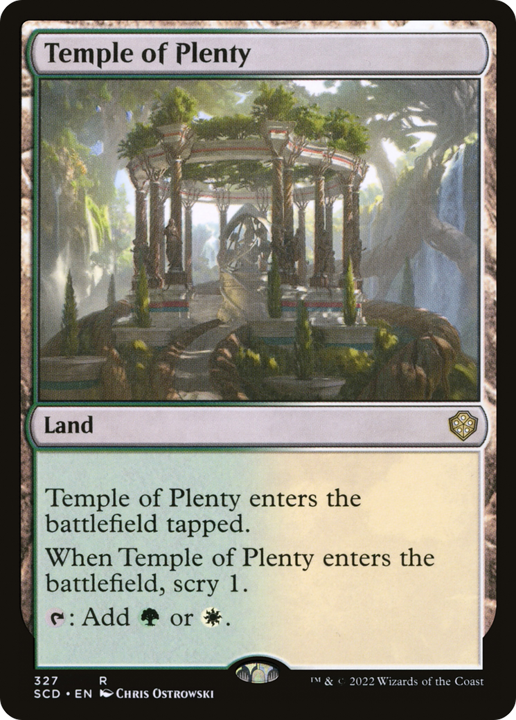 Temple of Plenty [Starter Commander Decks] | D20 Games