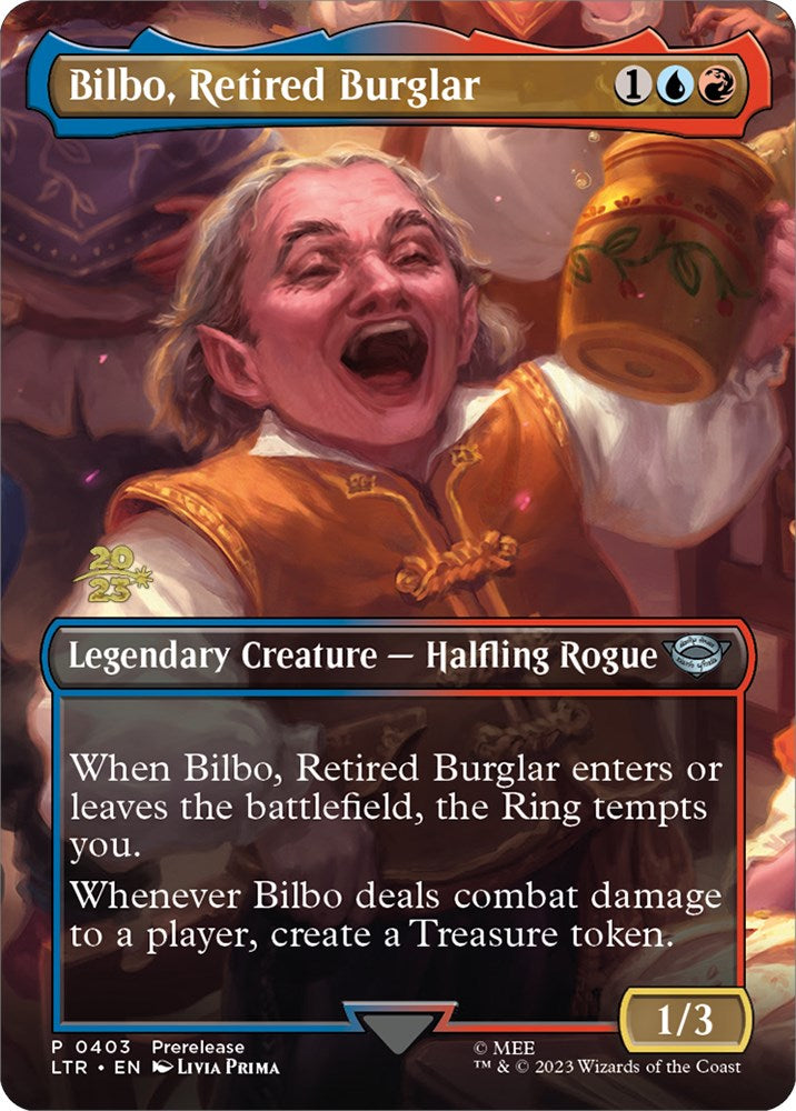 Bilbo, Retired Burglar [The Lord of the Rings: Tales of Middle-Earth Prerelease Promos] | D20 Games