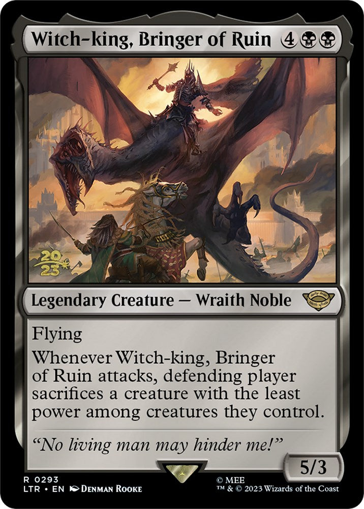 Witch-king, Bringer of Ruin [The Lord of the Rings: Tales of Middle-Earth Prerelease Promos] | D20 Games