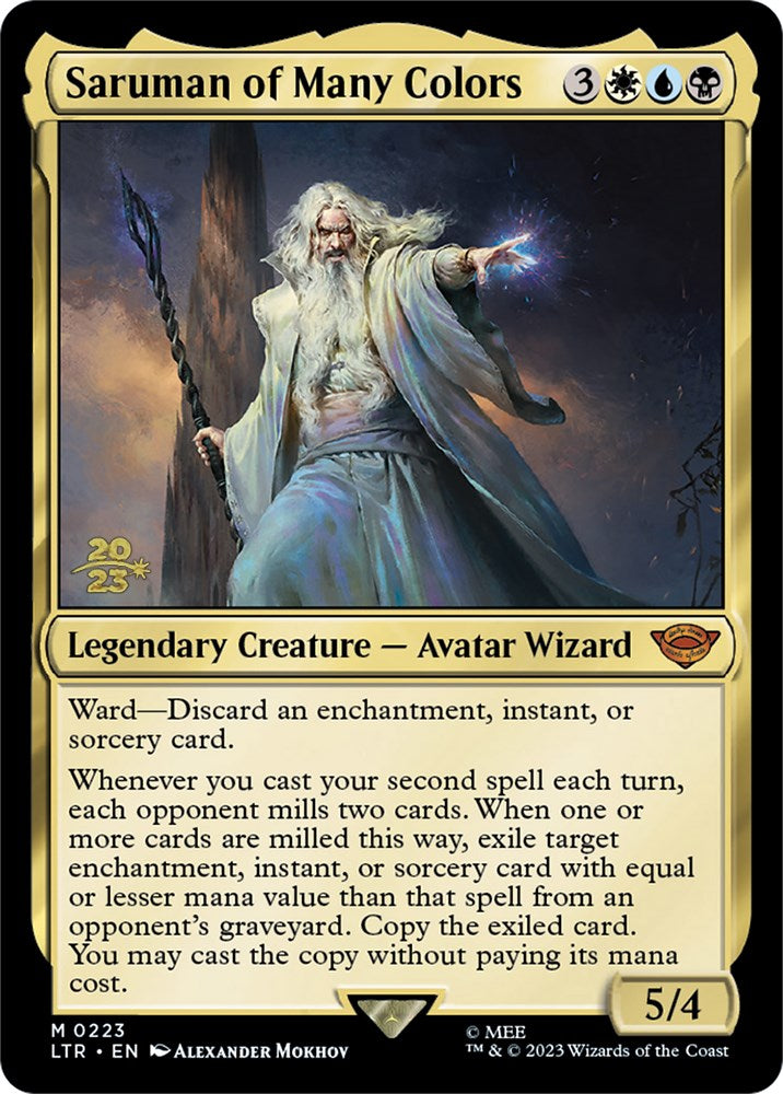 Saruman of Many Colors [The Lord of the Rings: Tales of Middle-Earth Prerelease Promos] | D20 Games