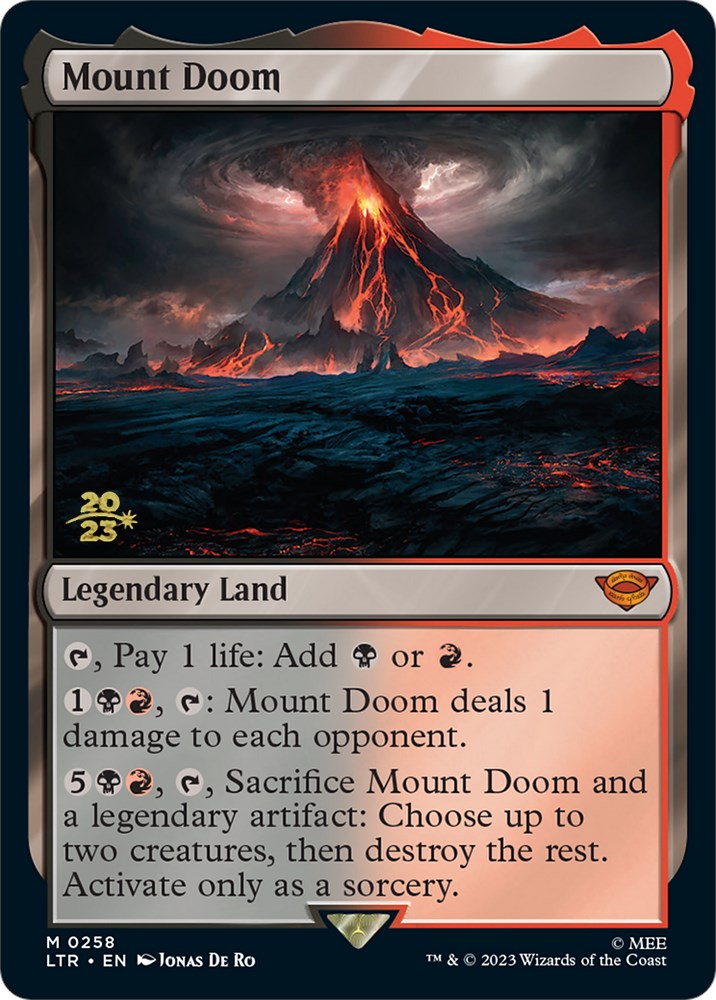 Mount Doom [The Lord of the Rings: Tales of Middle-Earth Prerelease Promos] | D20 Games