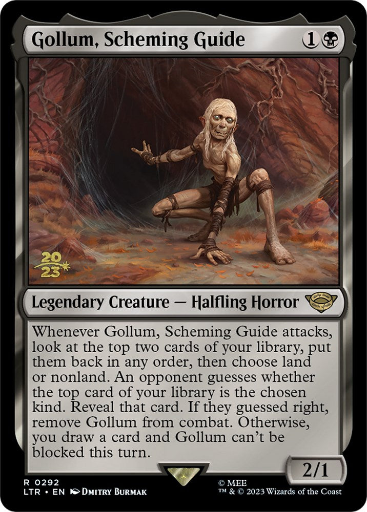 Gollum, Scheming Guide [The Lord of the Rings: Tales of Middle-Earth Prerelease Promos] | D20 Games