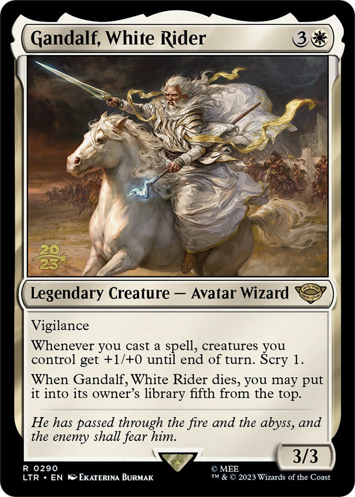 Gandalf, White Rider [The Lord of the Rings: Tales of Middle-Earth Prerelease Promos] | D20 Games