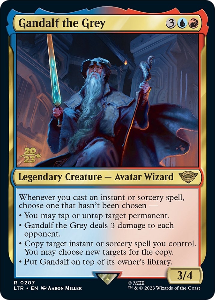 Gandalf the Grey [The Lord of the Rings: Tales of Middle-Earth Prerelease Promos] | D20 Games