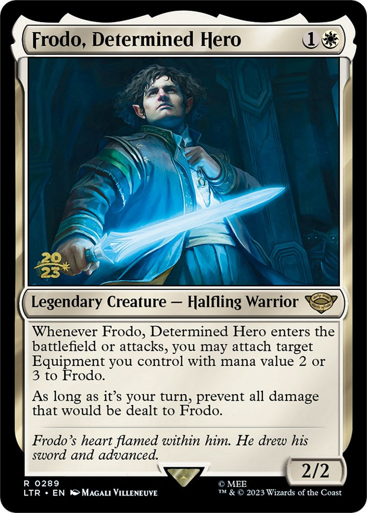 Frodo, Determined Hero [The Lord of the Rings: Tales of Middle-Earth Prerelease Promos] | D20 Games