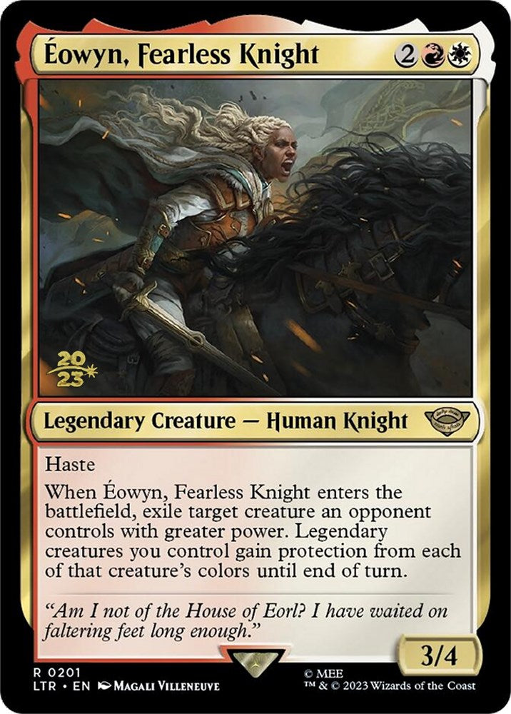 Eowyn, Fearless Knight [The Lord of the Rings: Tales of Middle-Earth Prerelease Promos] | D20 Games