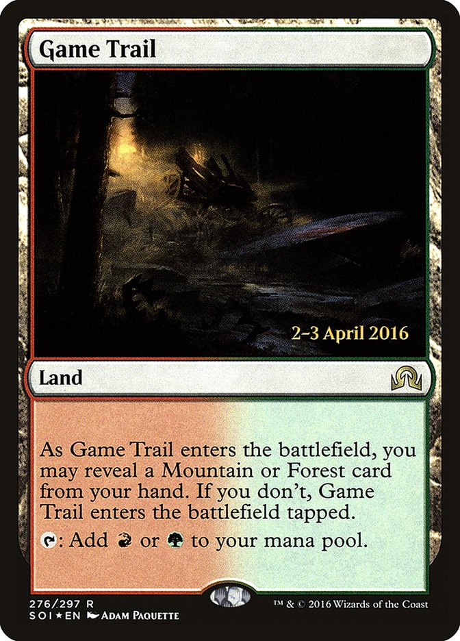 Game Trail [Shadows over Innistrad Prerelease Promos] | D20 Games
