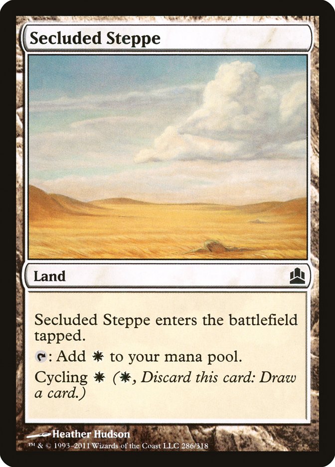 Secluded Steppe [Commander 2011] | D20 Games