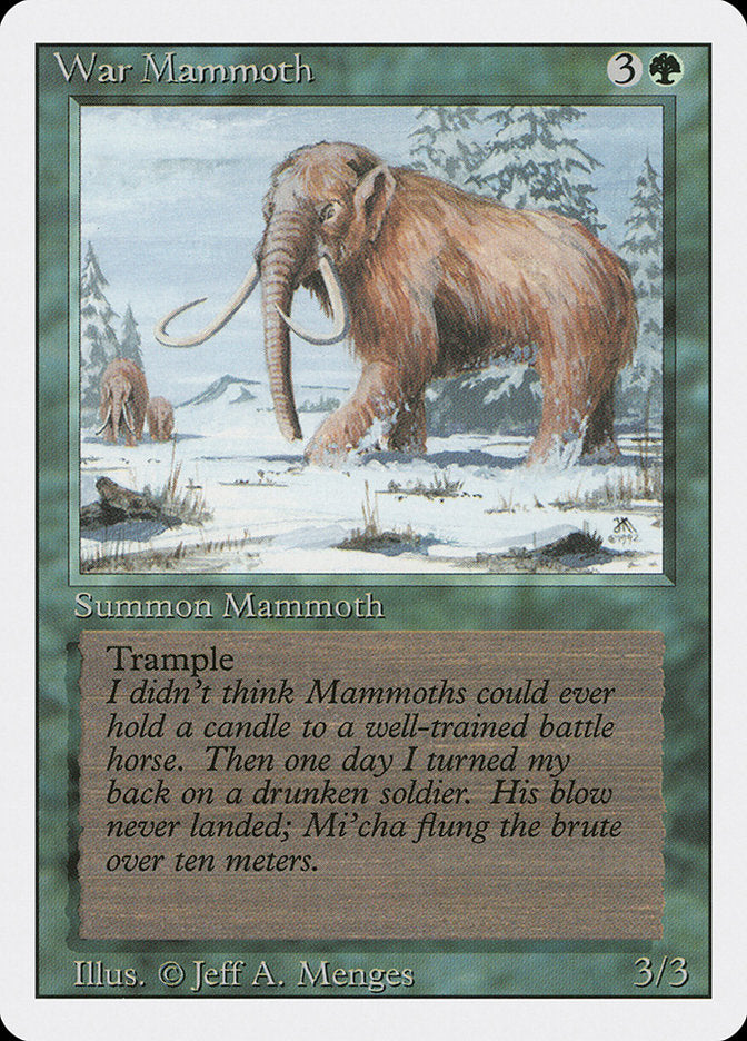 War Mammoth [Revised Edition] | D20 Games