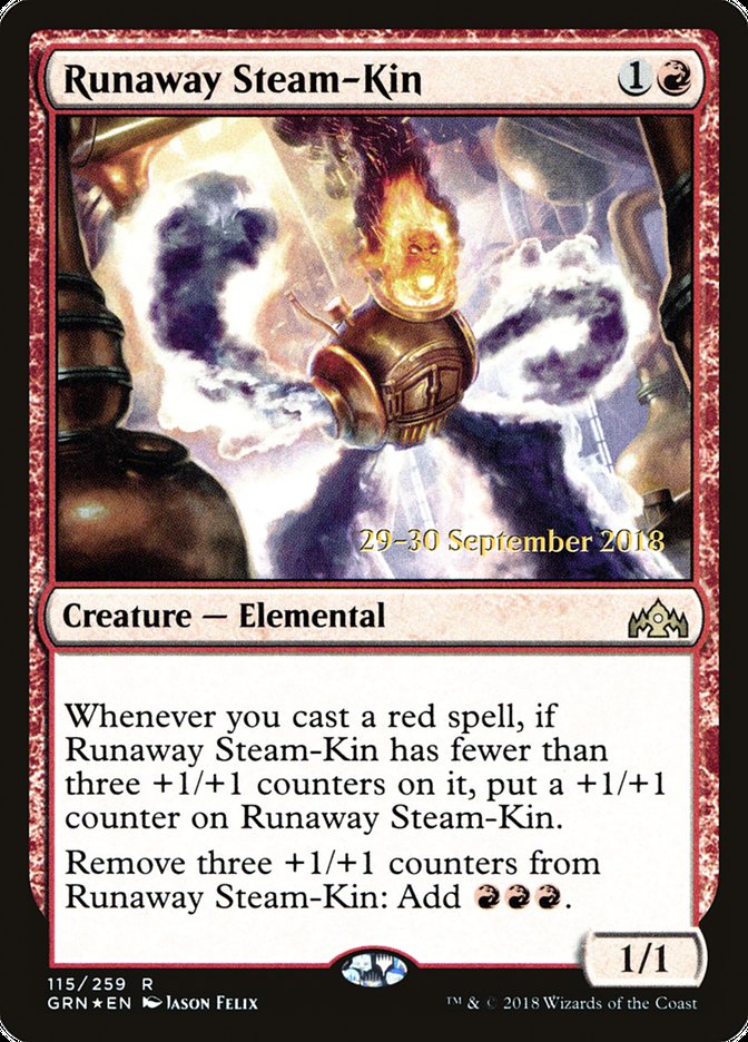 Runaway Steam-Kin  [Guilds of Ravnica Prerelease Promos] | D20 Games